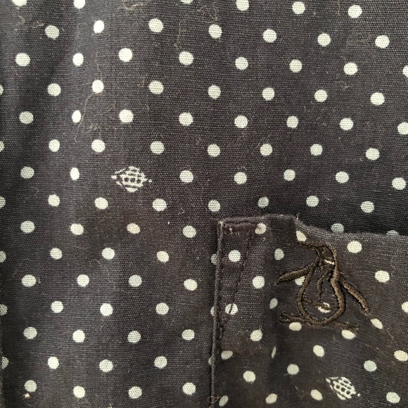 Dots and spaceship short sleeve - button down - Picture 3 of 3